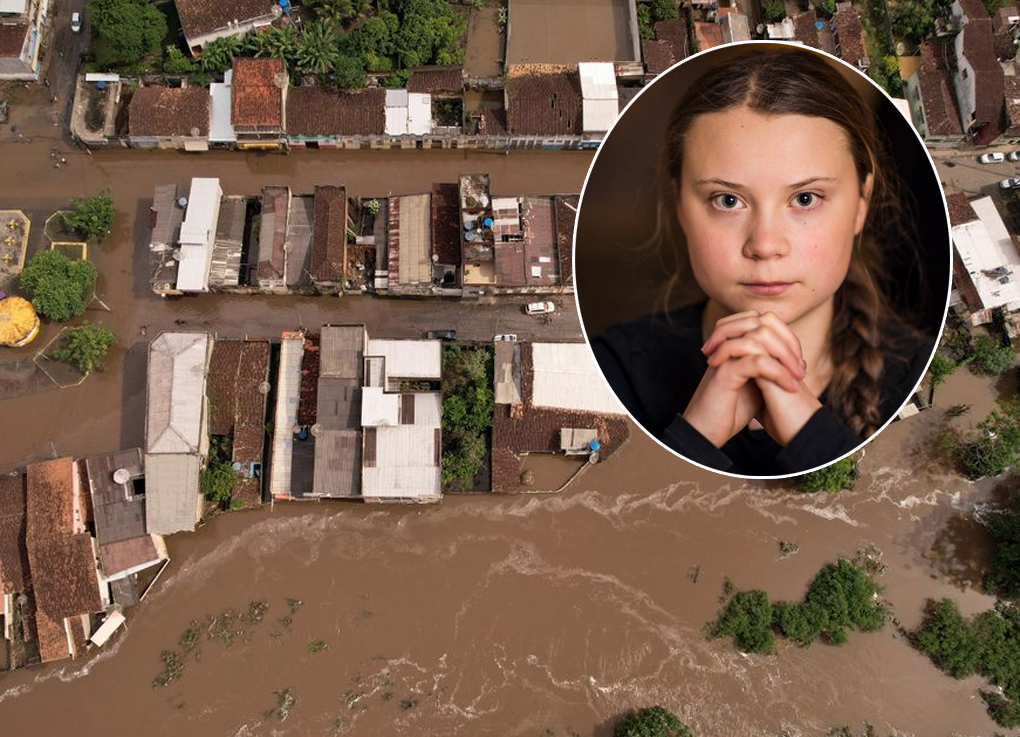 Greta Thunberg divulga #SOSBahia e compartilha texto sobre tragédia no Sul baiano